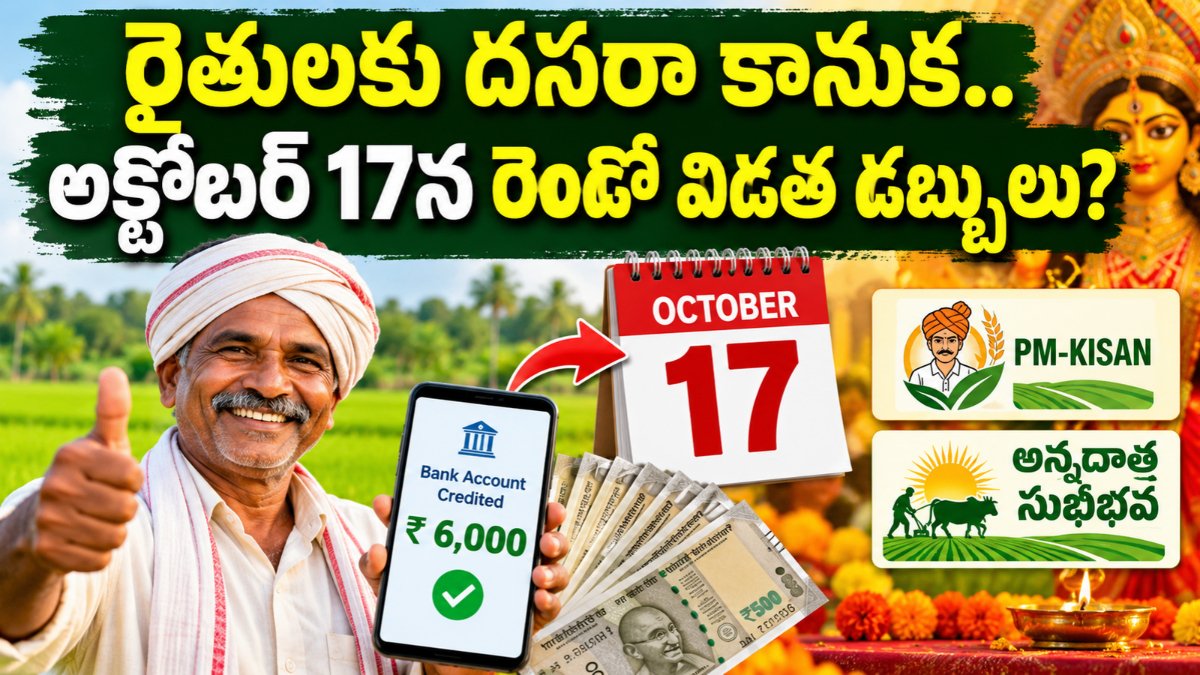 ఏపీ రైతులకు Annadata Sukhibhava రెండో విడత రూ.6,000 చెల్లింపుపై తాజా సమాచారం. Annadata Sukhibhava 2026 Second Installment