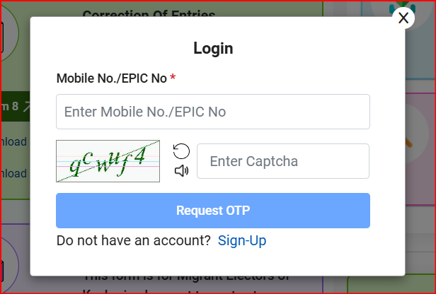 Voter ID Card Online Download Process 2026: e-EPIC PDF ఇలా డౌన్లోడ్ చేసుకోండి 3 Election Portal Login Page